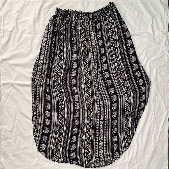 Earthbound Elephant Print Skirt - Picture 1 of 6